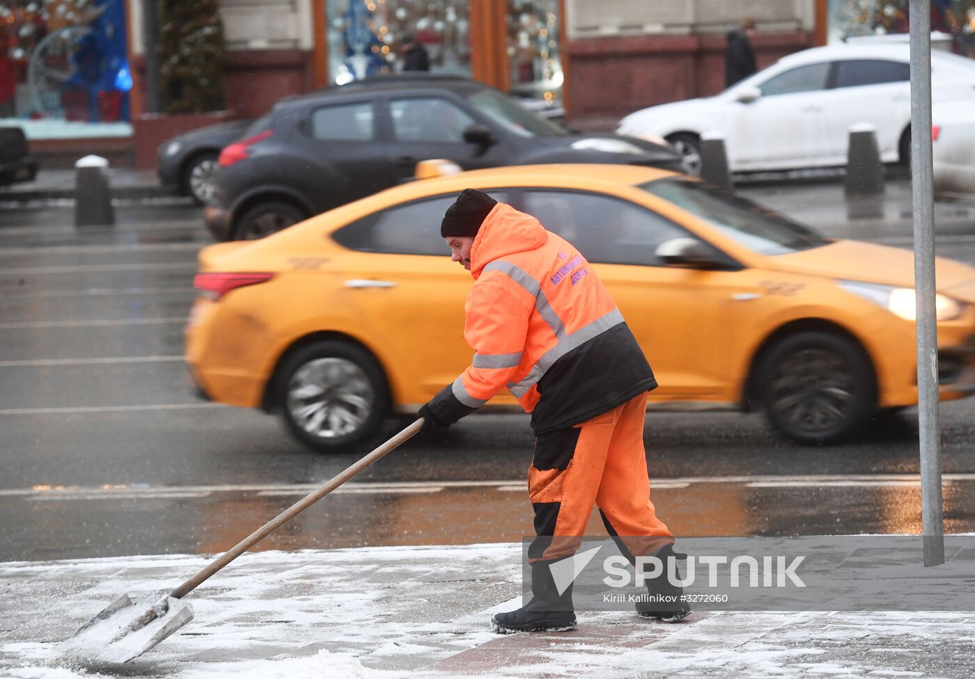 Snow in Moscow
