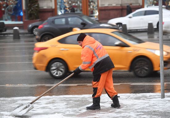 Snow in Moscow