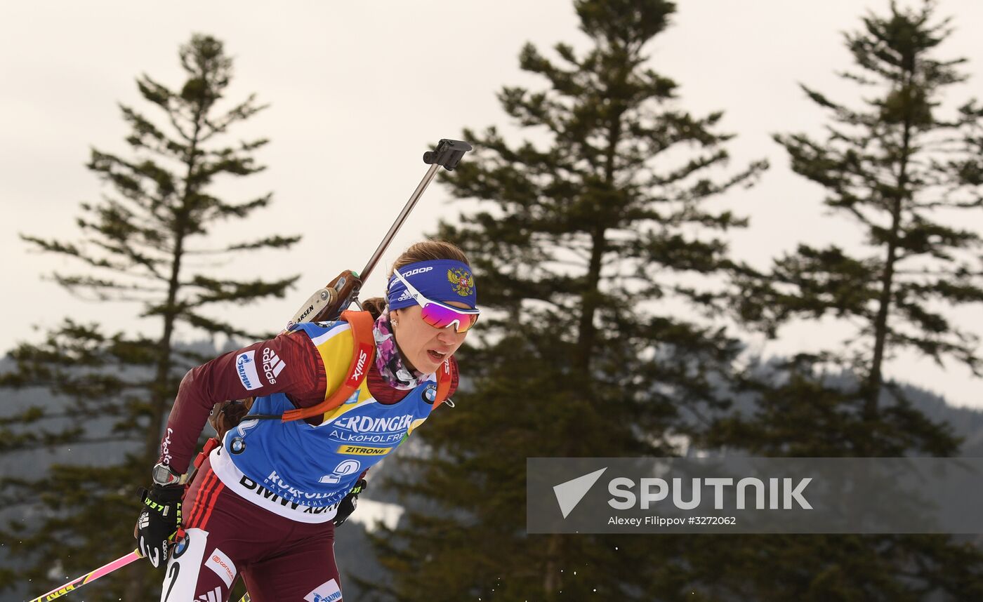 Biathlon. World Cup 5. Women's individual race