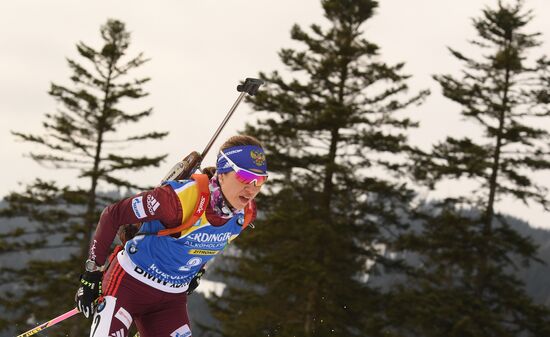 Biathlon. World Cup 5. Women's individual race