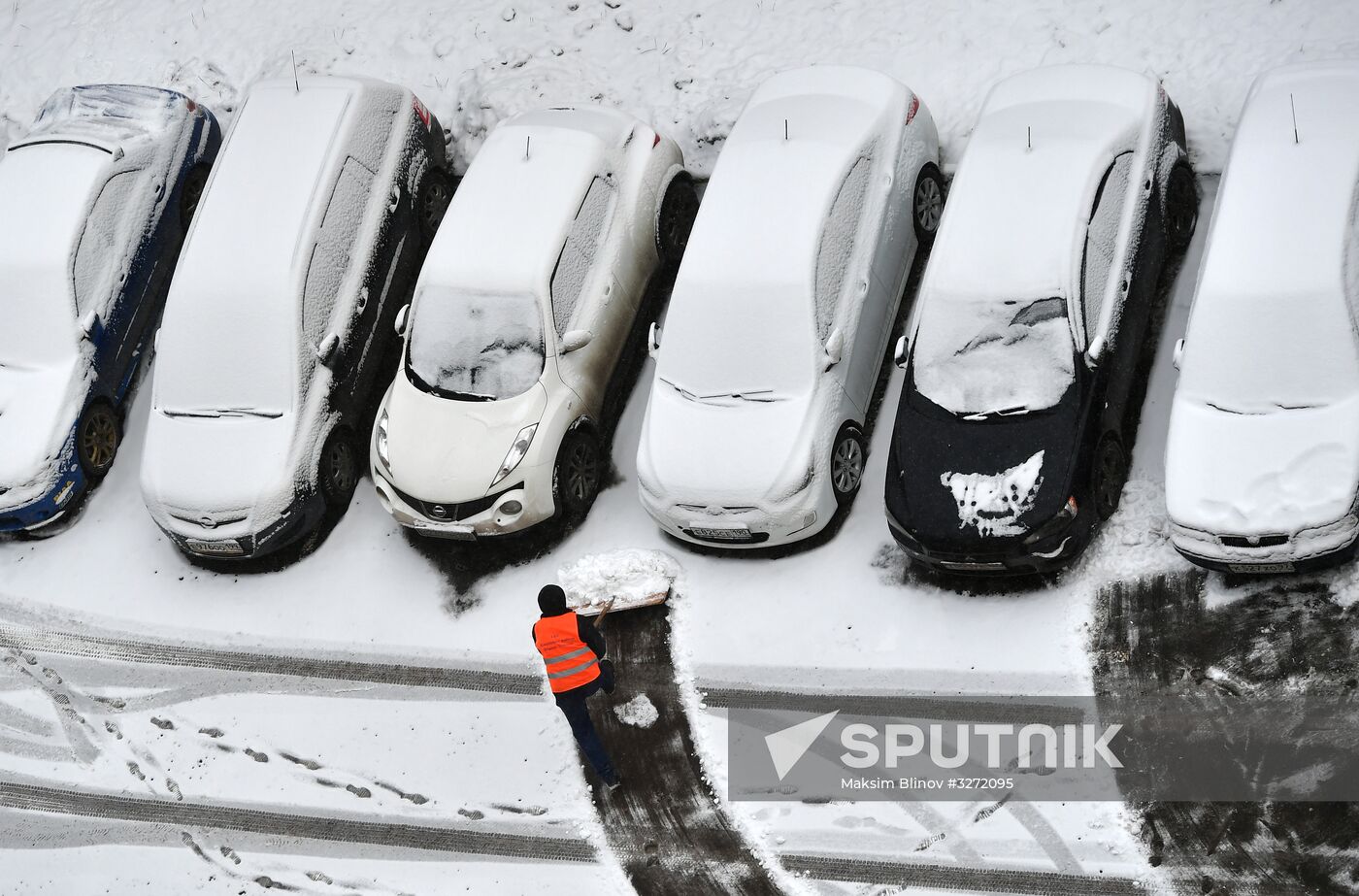Snow in Moscow