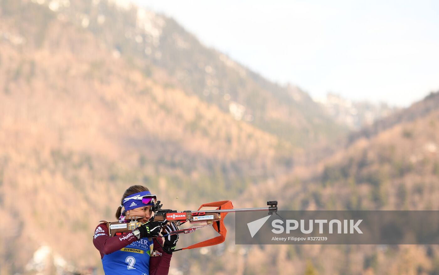 Biathlon. World Cup 5. Women's individual race