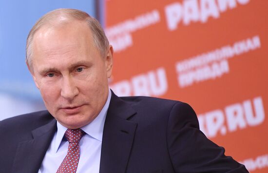 President Putin meets with representatives of Russian mass media and news agencies