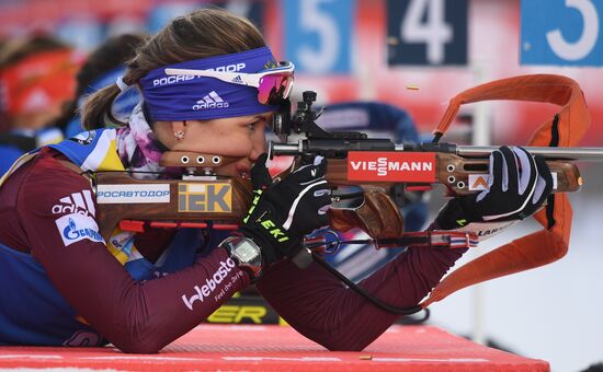 Biathlon. World Cup 5. Women's individual race