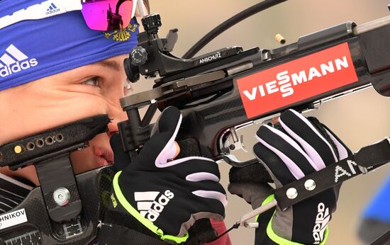 Biathlon. World Cup 5. Women's individual race
