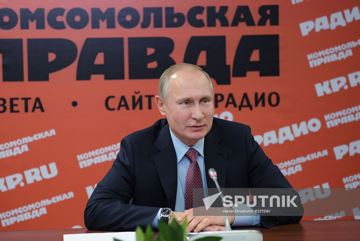 President Putin meets with representatives of Russian mass media and news agencies