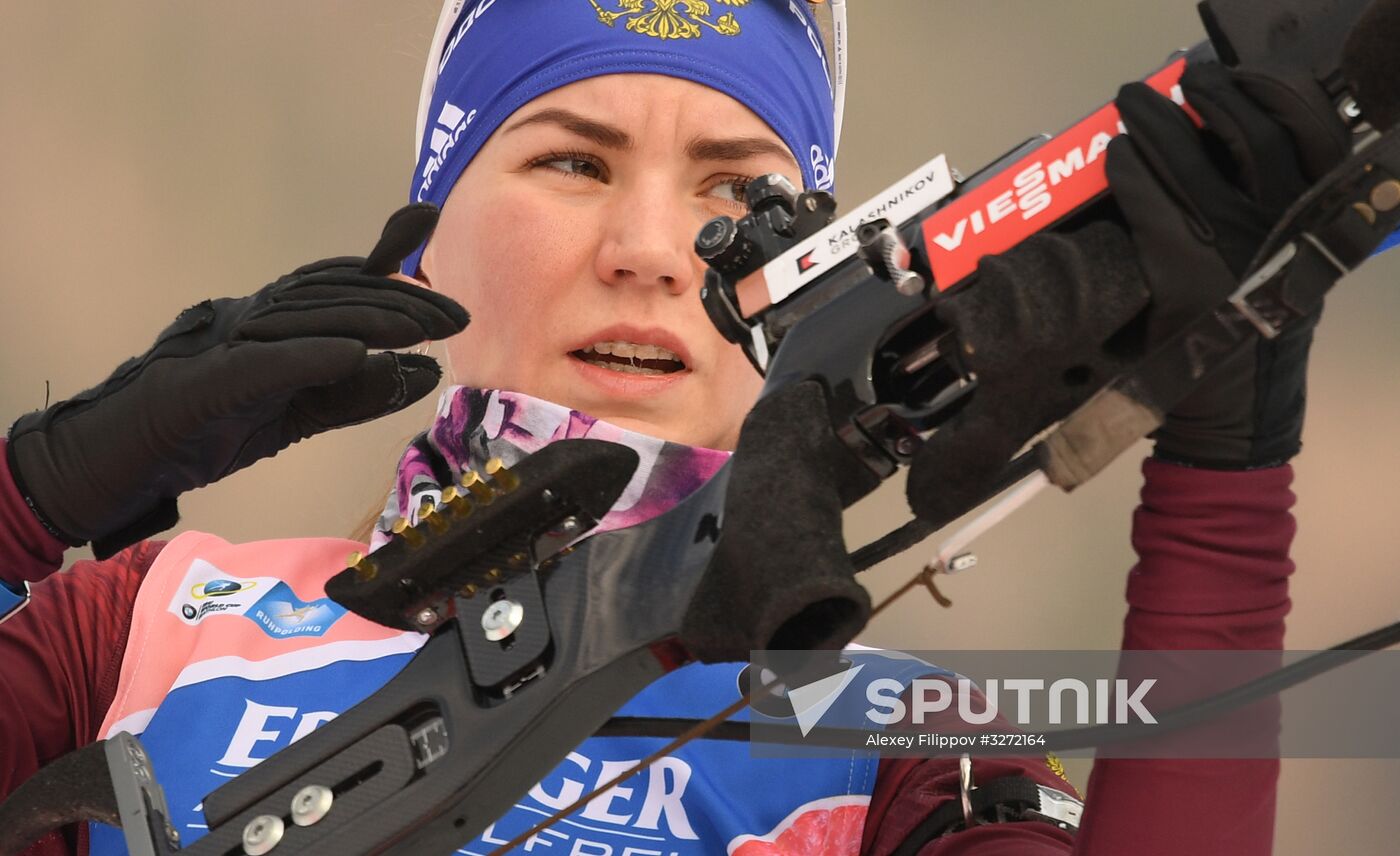 Biathlon. World Cup 5. Women's individual race