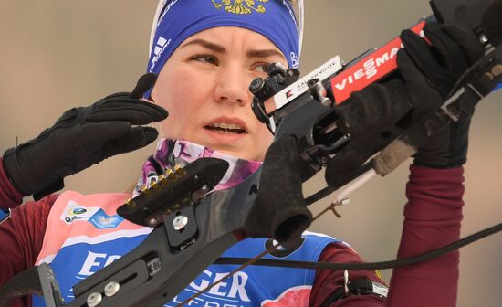 Biathlon. World Cup 5. Women's individual race