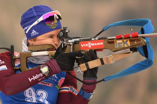 Biathlon. World Cup 5. Women's individual race