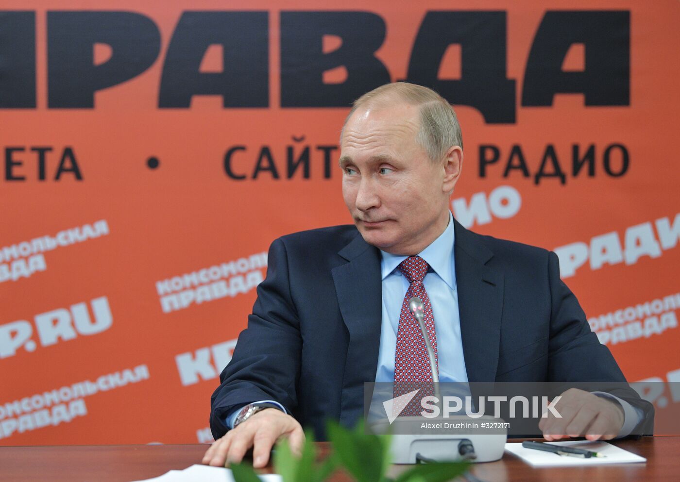 President Putin meets with representatives of Russian mass media and news agencies
