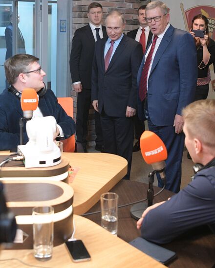 President Putin meets with representatives of Russian mass media and news agencies