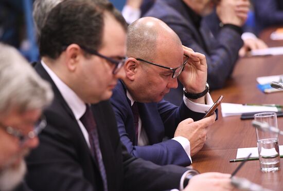 President Putin meets with representatives of Russian mass media and news agencies