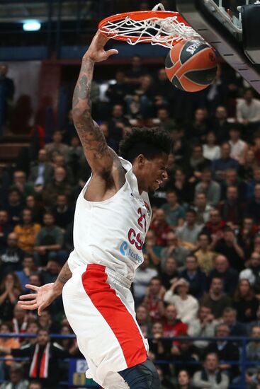 Basketball. EuroLeague. Olimpia vs. CSKA
