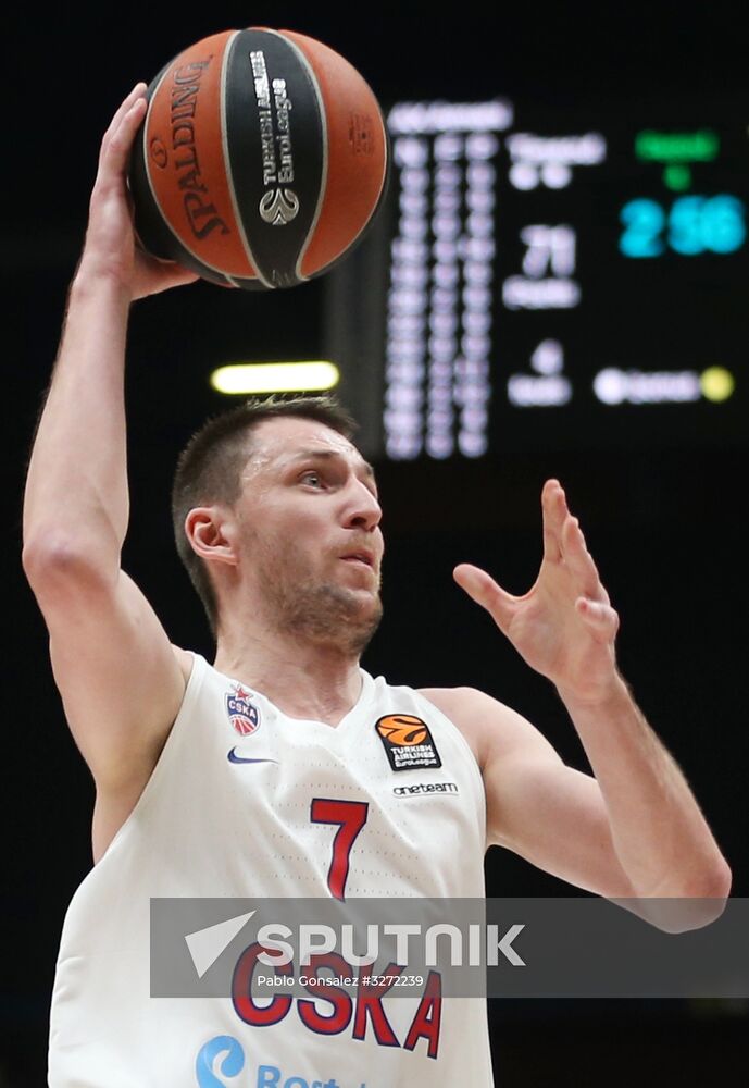 Basketball. EuroLeague. Olimpia vs. CSKA
