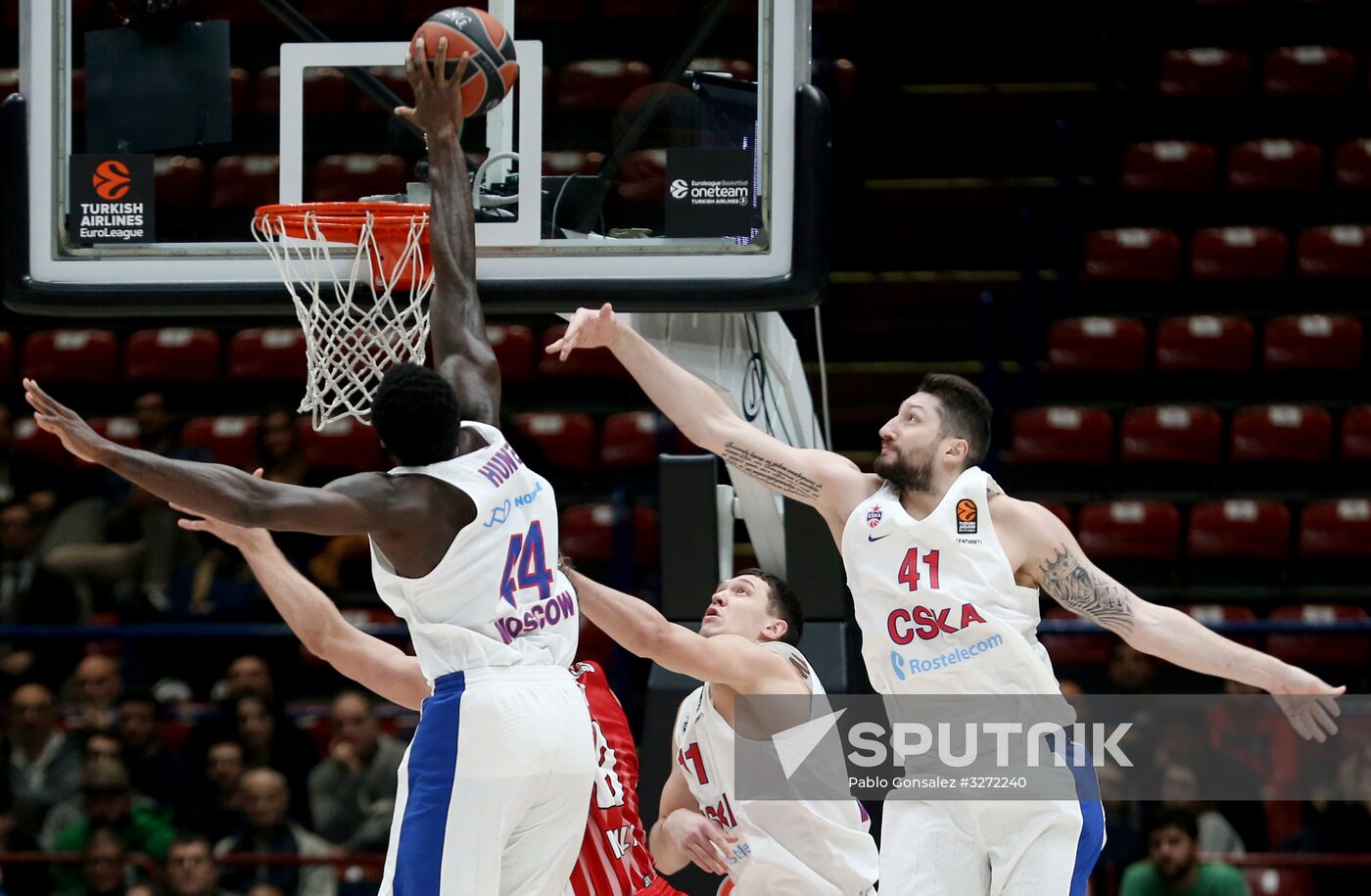 Basketball. EuroLeague. Olimpia vs. CSKA