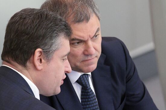State Duma plenary meeting