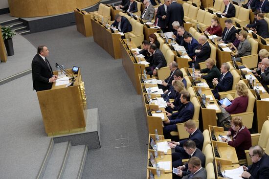 State Duma plenary meeting