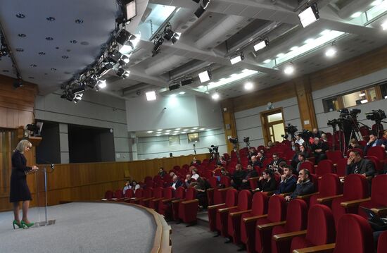 Foreign Ministry Spokesperson Maria Zakharova's briefing