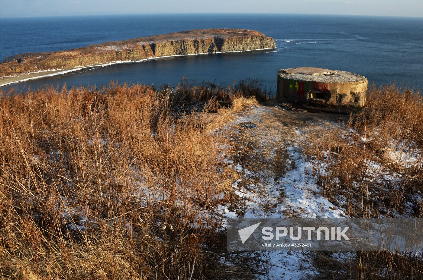Winter on Russky Island