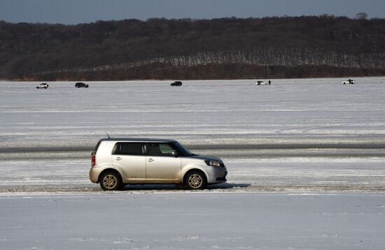 Winter on Russky Island