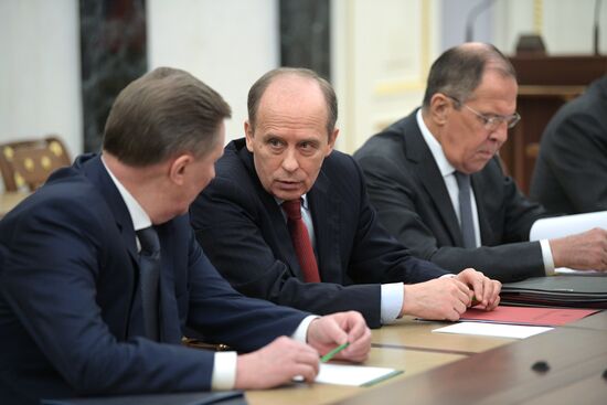 President Putin chairs Russia's Security Council meeting