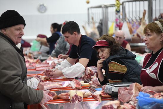 Pork sold in Tomsk