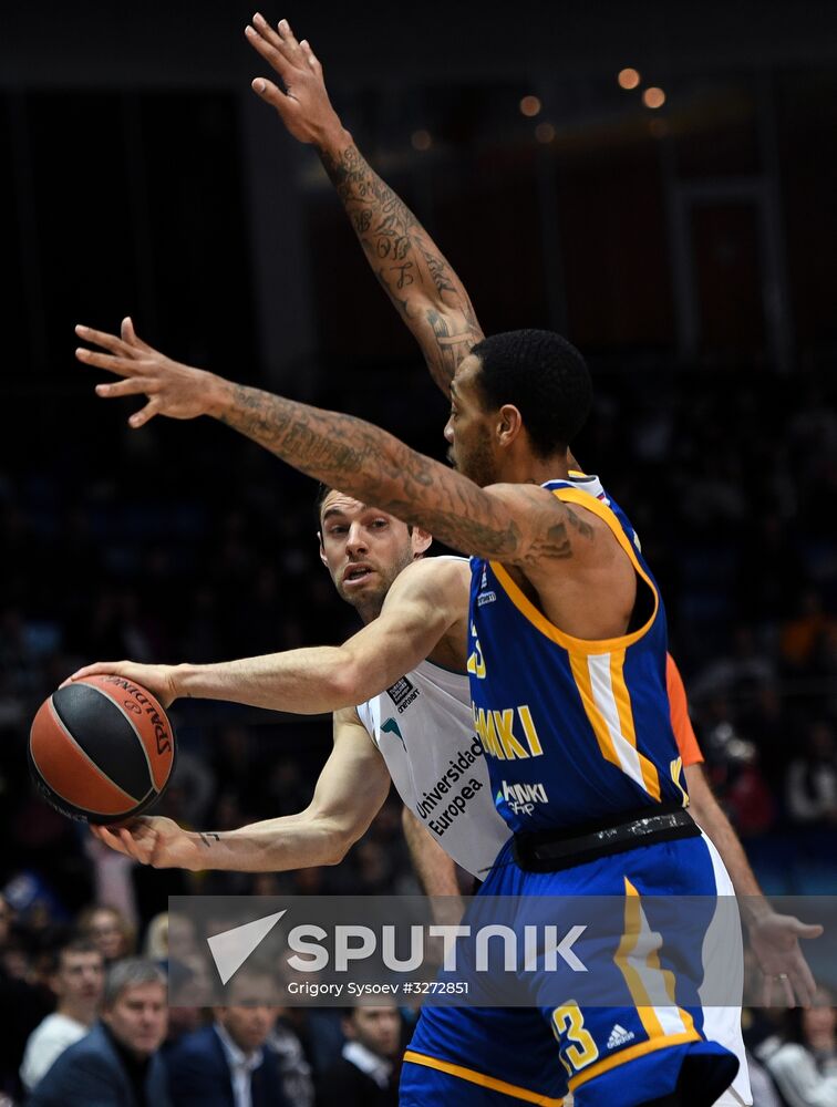 Basketball. Euroleague. Khimki vs Real
