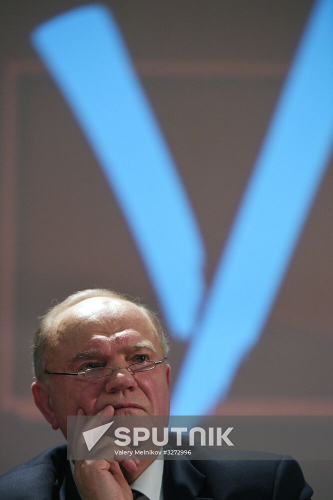 Presidential candidate Grudinin meets with confidantes