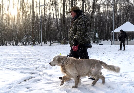 Sokolniki service dog stadium unveiled