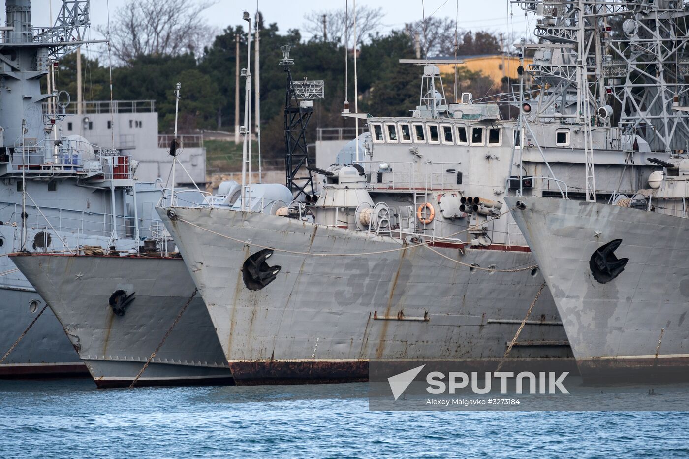 Ukrainian naval ships in Crimea