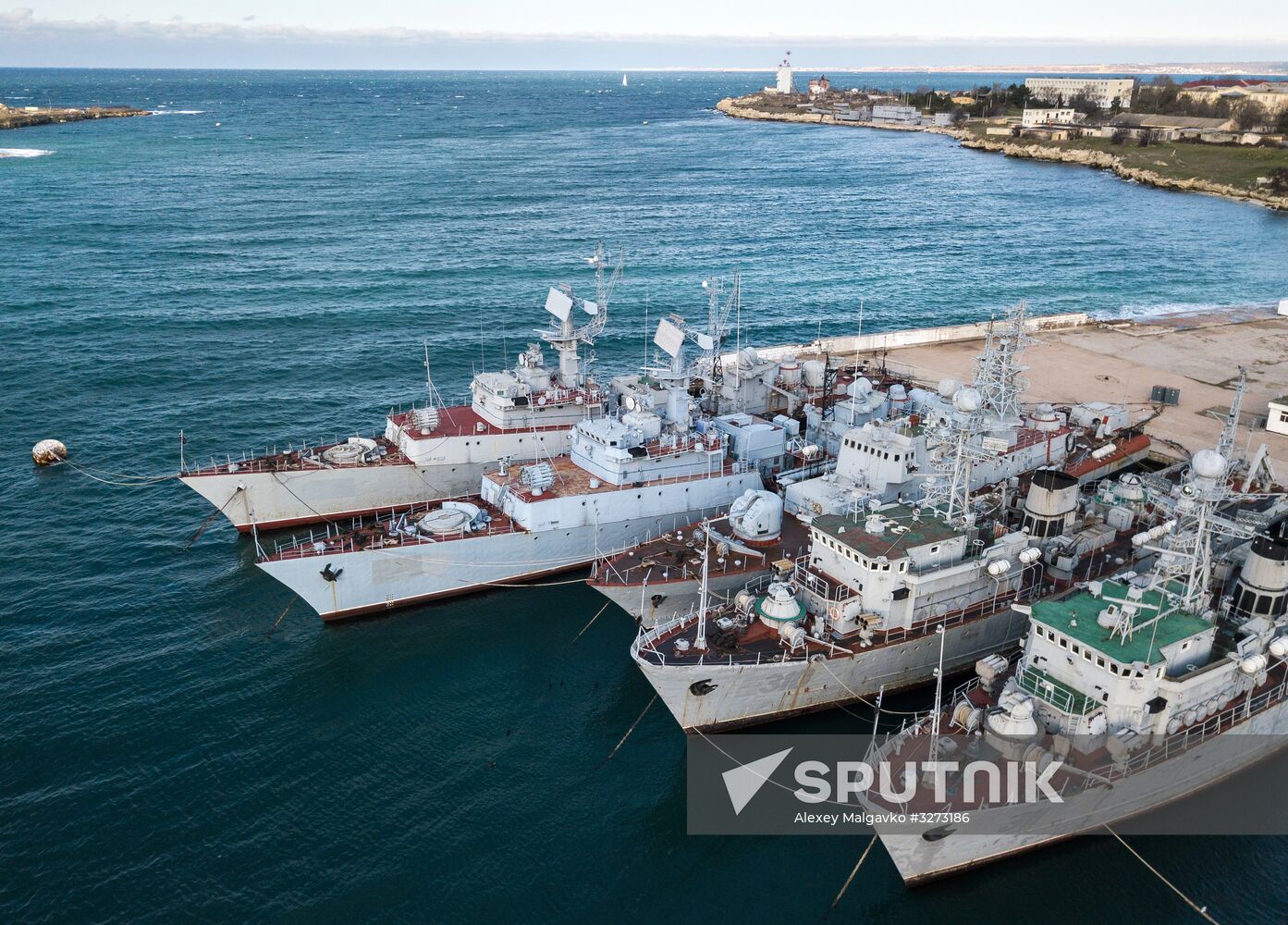 Ukrainian naval ships in Crimea