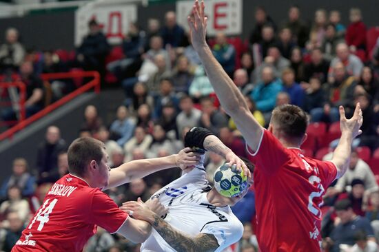 Handball. 2019 World Championship qualifier. Men. Russia vs. Finland