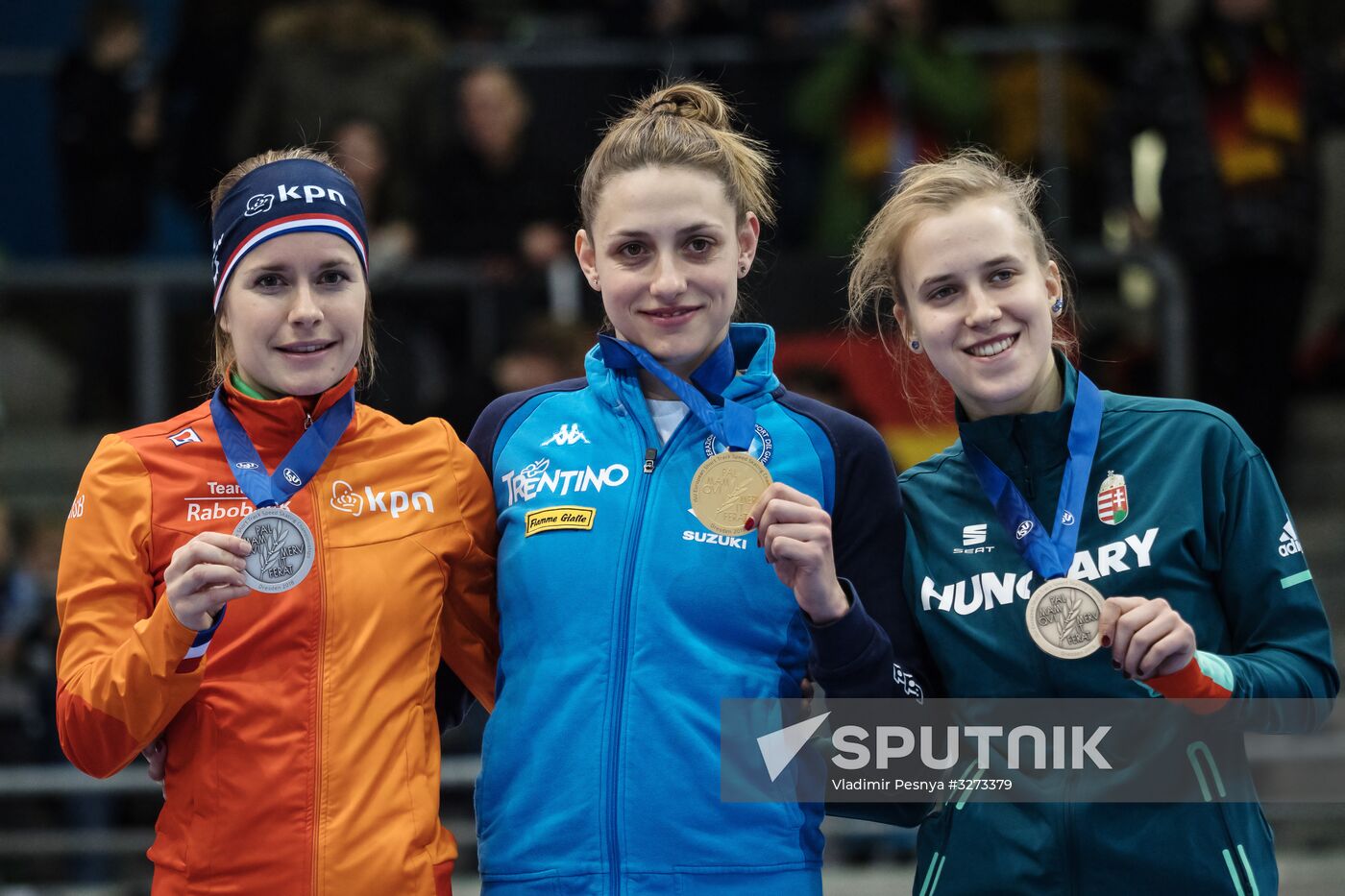 European Short Track Speed Skating Championships. Day one