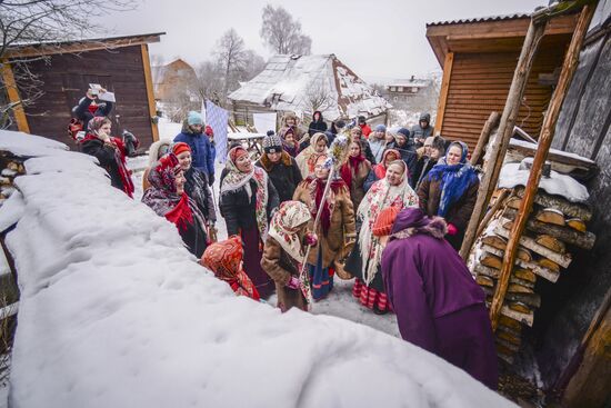 Christmas-tide festivities in Leningrad Region