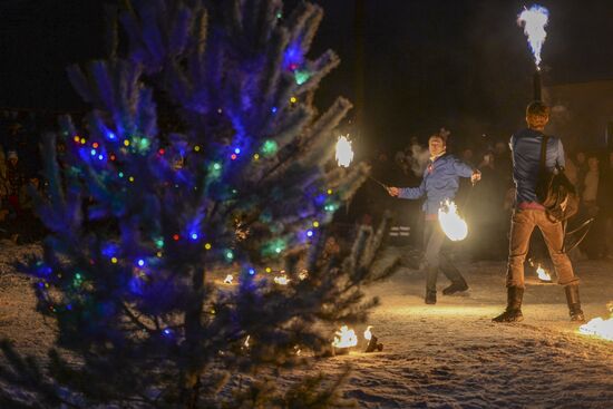 Christmas-tide festivities in Leningrad Region