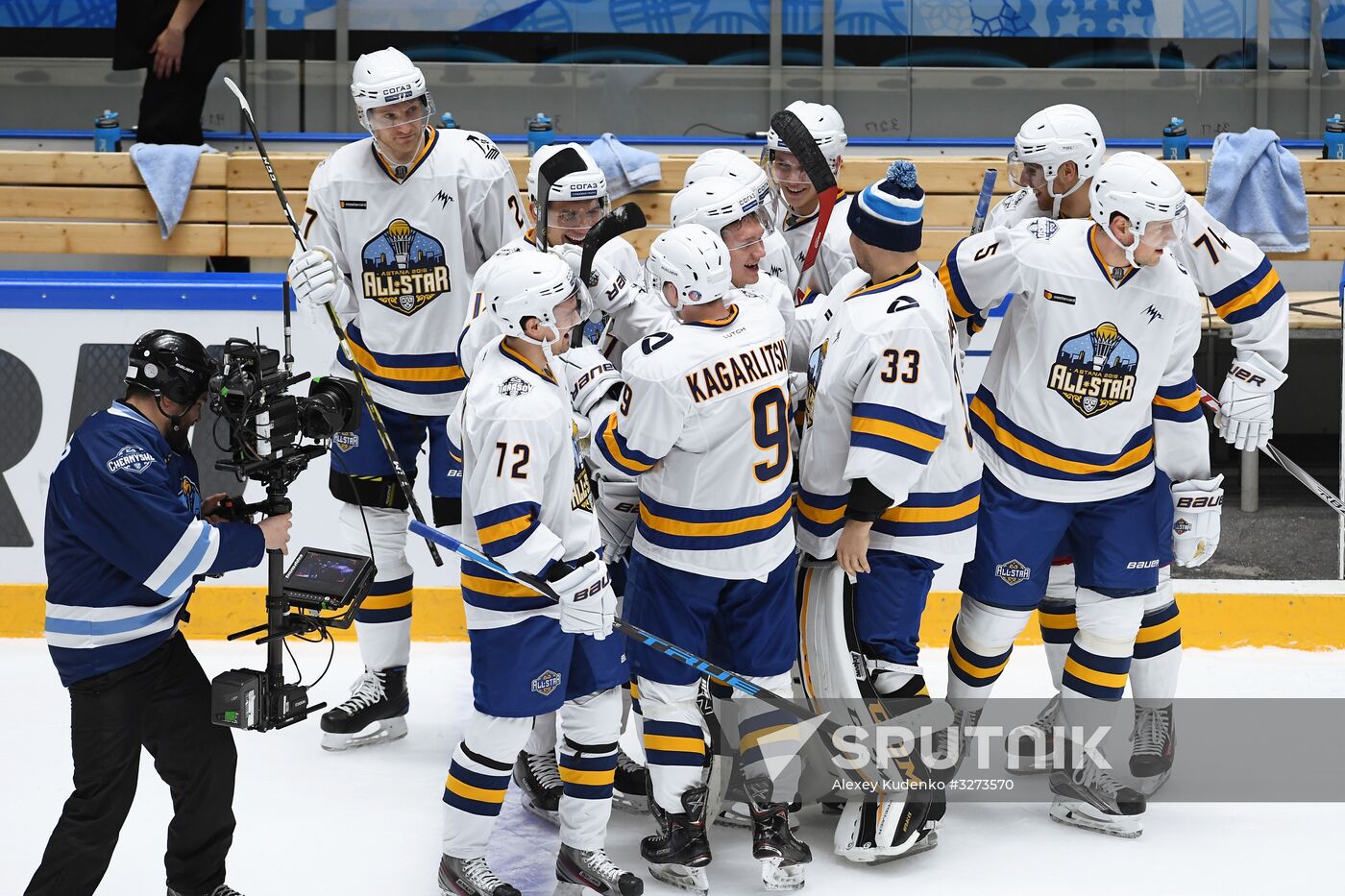Ice hockey. KHL All-Star Game 2018. Semi-finals