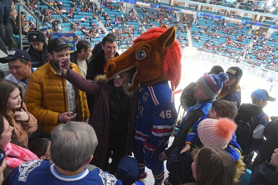 Ice hockey. KHL All-Star Game 2018. Semi-finals
