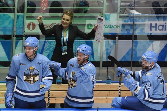 Ice hockey. KHL All-Star Game 2018. Semi-finals