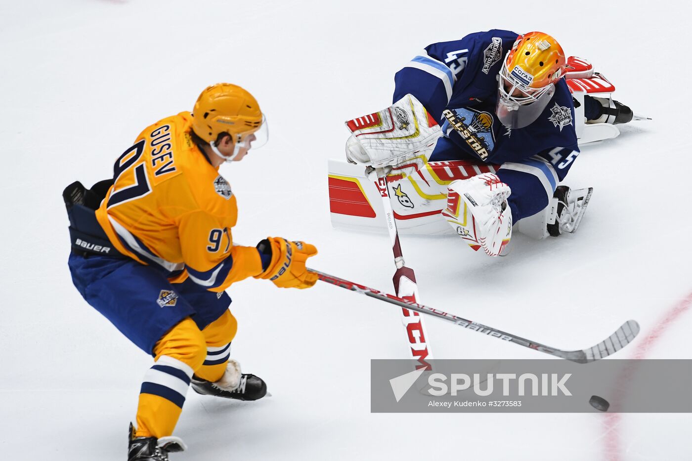 Ice hockey. KHL All-Star Game 2018. Semi-finals