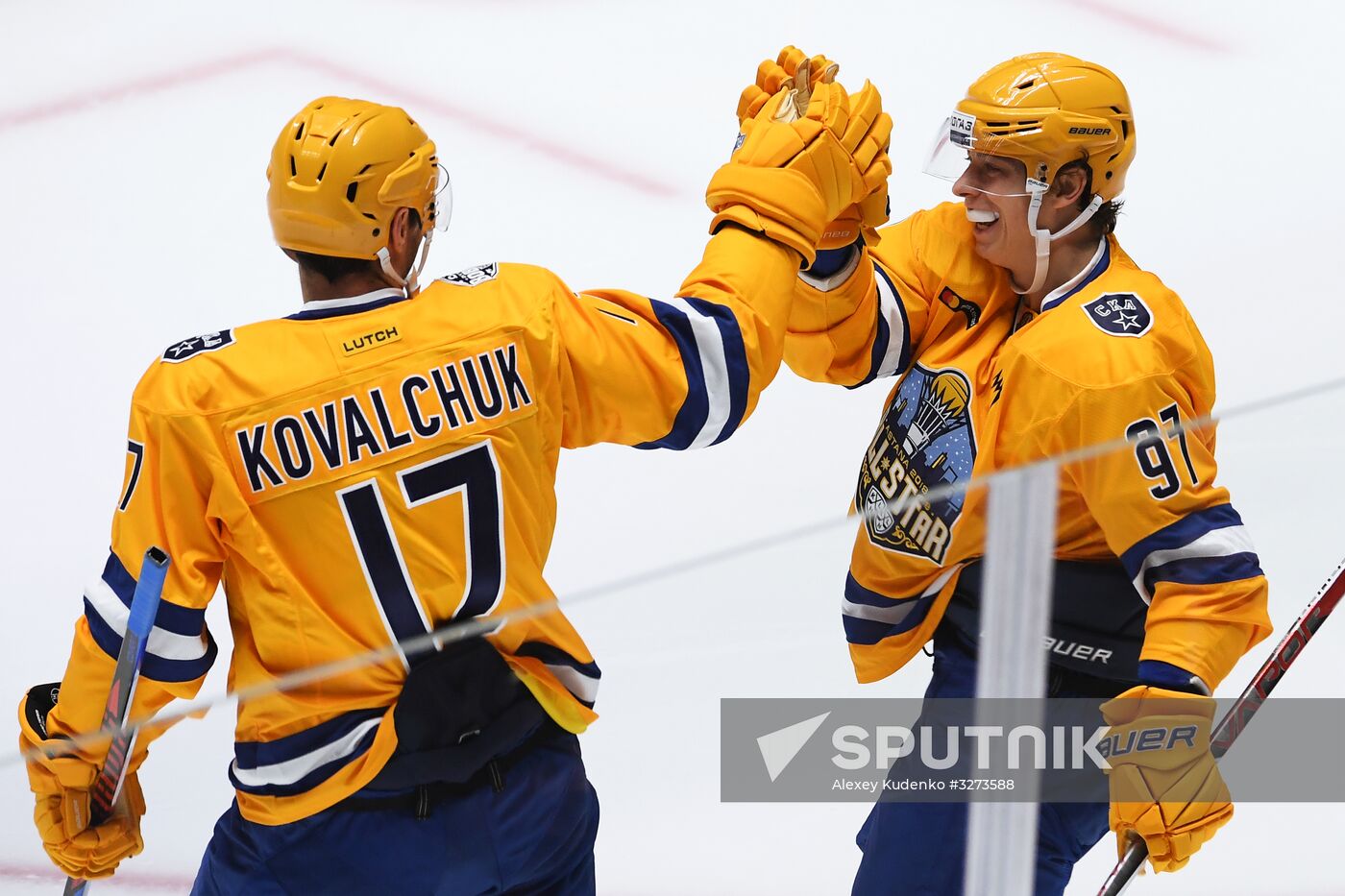 Ice hockey. KHL All-Star Game 2018. Semi-finals