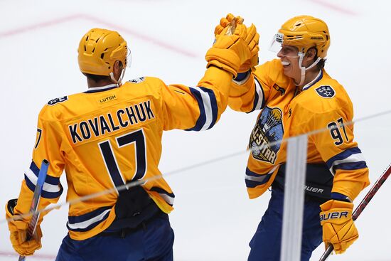 Ice hockey. KHL All-Star Game 2018. Semi-finals