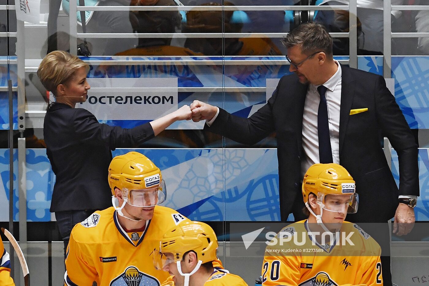 Ice hockey. KHL All-Star Game 2018. Semi-finals