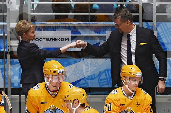 Ice hockey. KHL All-Star Game 2018. Semi-finals