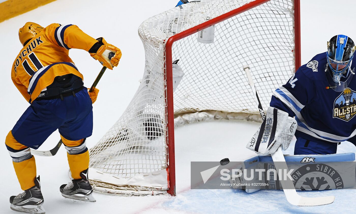 Ice hockey. KHL All-Star Game 2018. Semi-finals