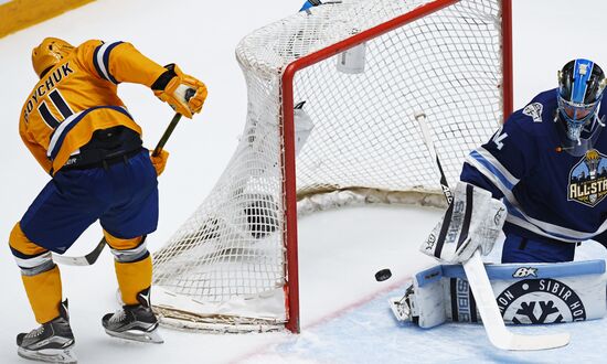 Ice hockey. KHL All-Star Game 2018. Semi-finals