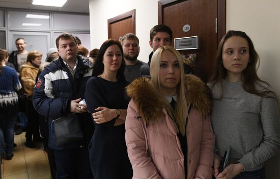 Signatures collected in support of presidential candidate Vladimir Putin