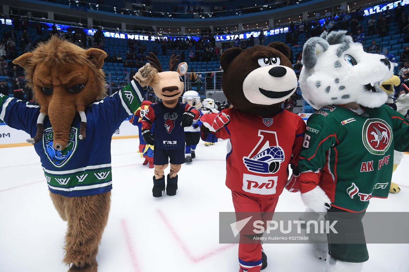 Ice hockey. KHL All-Star Game 2018. Final match