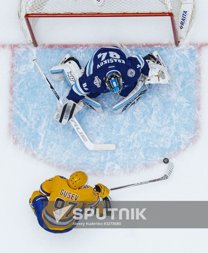 Ice hockey. KHL All-Star Game 2018. Semifinals