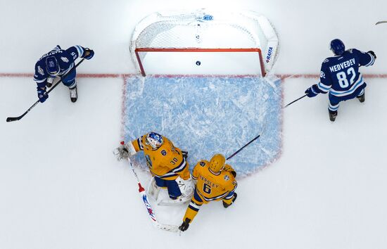 Ice hockey. KHL All-Star Game 2018. Semifinals