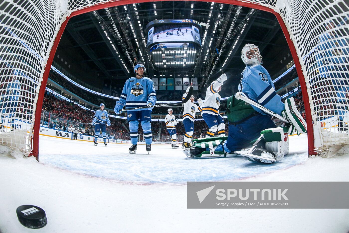 Ice hockey. KHL All-Star Game 2018. Semifinals